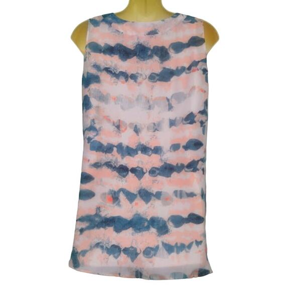 CAbi Sleeveless Lined Tunic with V-Neck, Multi, Size XS - Picture 3 of 7